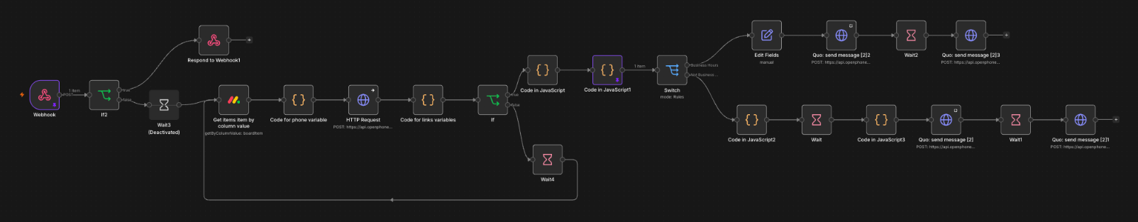 Onboarding handoff, with business-hours routing